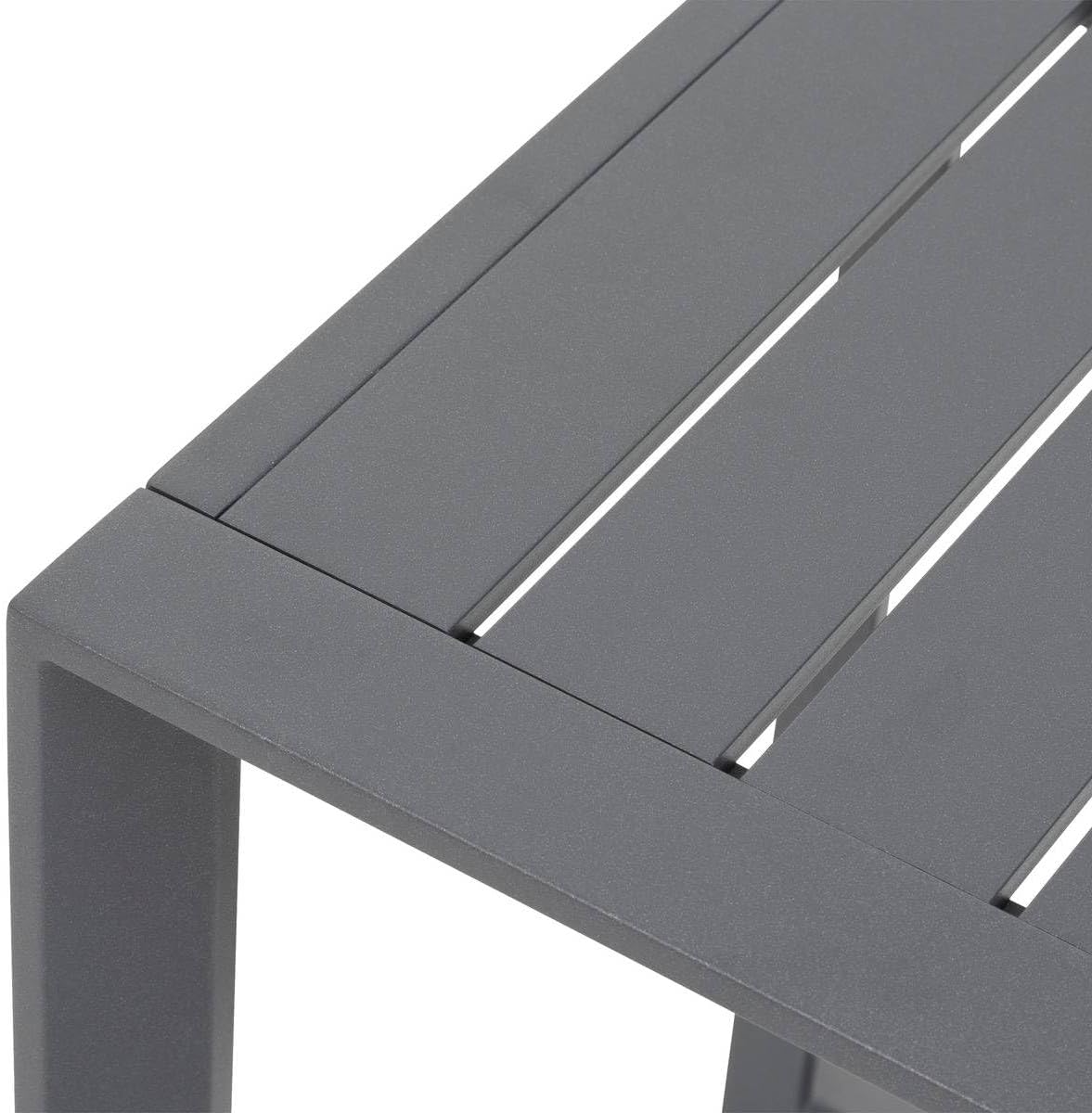 etezen - Allure Graphite - 79x79x30cm - Table basse jardin alu