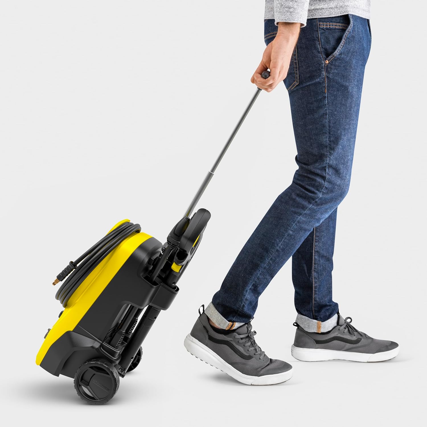 etezen Nettoyeur Haute Pression K 5 Classic Home, Pression : max. 145 bar, Débit : 500 l/h, Surface : 40 m²/h, Filtre à Eau, Poids : 5,6 kg, Pistolet Haute Pression, Rotabuse, Lance, Kit Home