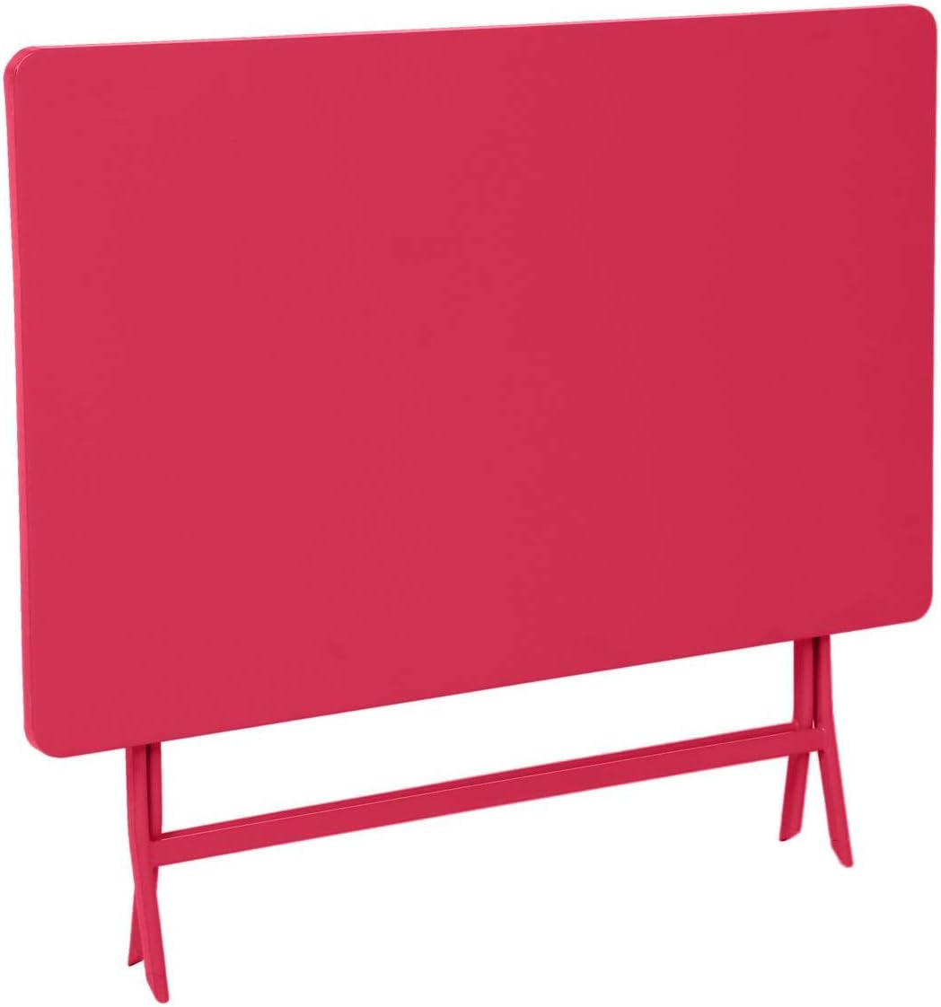 etezen - Greensboro - 120x70cm - table pliante acier 4 places, anti-rouille