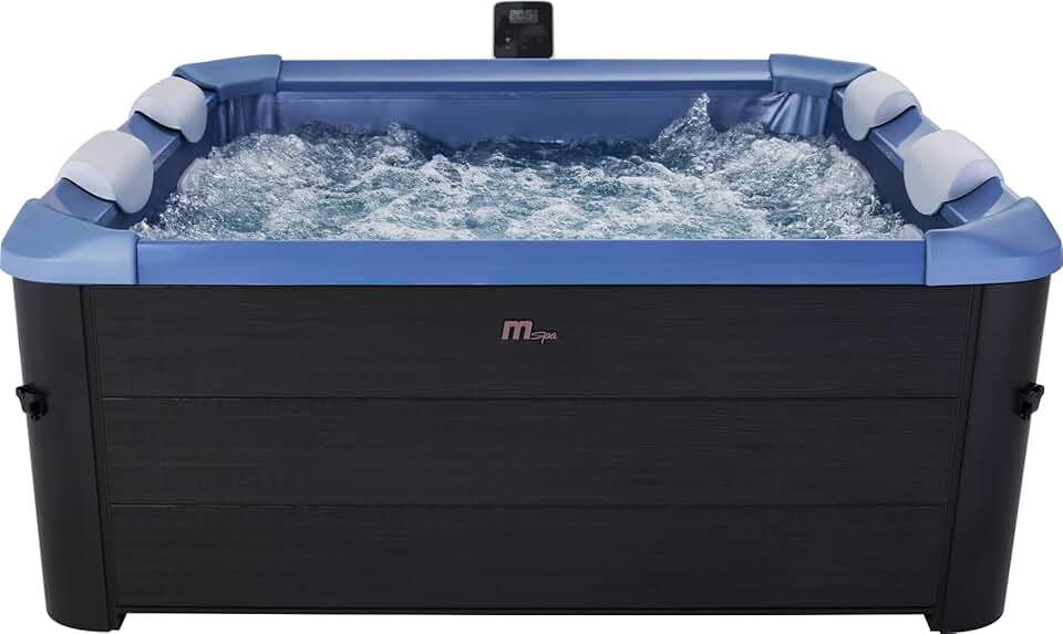 etezen - Oslo Saphire - 160x160x65 cm - 6 pers, 120 jets massage, LED, chauffage, ozone, etezen Oslo Saphire