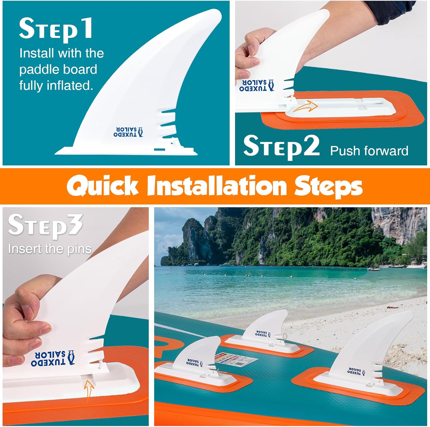 etezen Paddle Gonflable Adulte, Planche de Stand Up Paddle Gonflable, Sup Paddle Board Gonflable avec Accessoires Complets, Planche de Surf Paddle