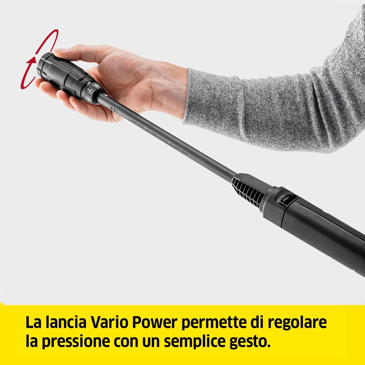 etezen Nettoyeur Haute Pression K 5 Premium Power Control, Pression : max. 145 bar, Débit : 500 l/h, Surface : 40 m²/h, Poids : 13,9 kg, Flexible et Pistolet Haute Pression, Rotabuse, Lance