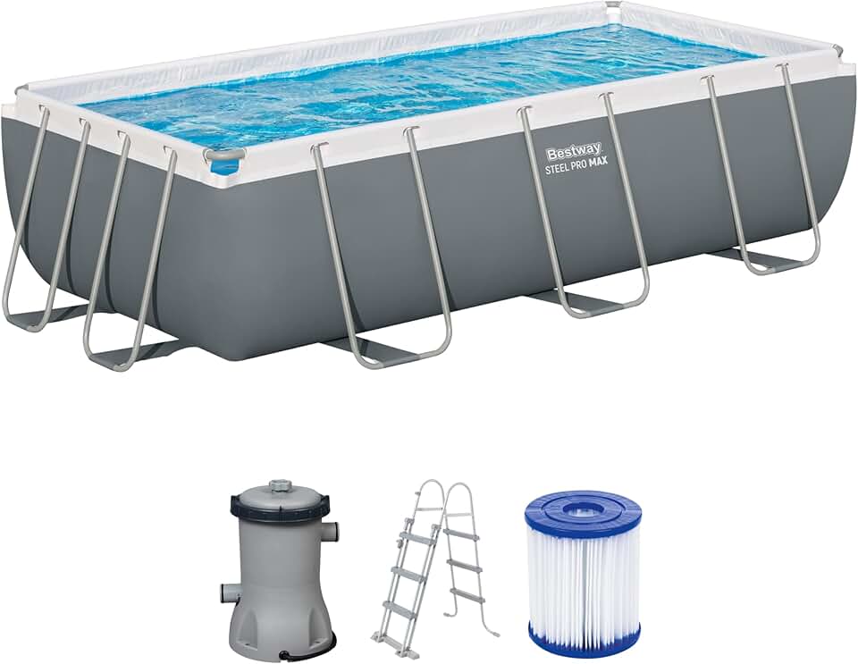etezen - Steel Pro Max - 404x201x100 cm - Kit piscine hors sol - 56466