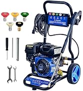 etezen Nettoyeur Haute Pression Thermique 248 Bar, 3600 PSI 590L/h Laveuse à Essence 210cc 7,0 C...