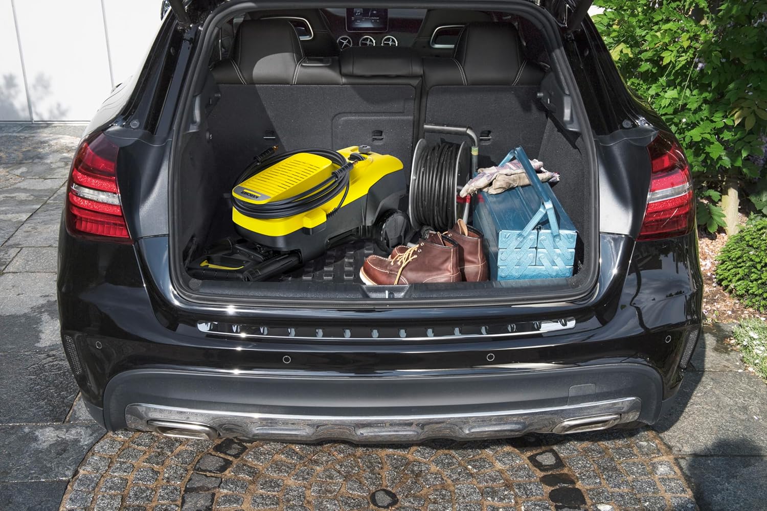 etezen Nettoyeur Haute Pression K 5 Classic Home, Pression : max. 145 bar, Débit : 500 l/h, Surface : 40 m²/h, Filtre à Eau, Poids : 5,6 kg, Pistolet Haute Pression, Rotabuse, Lance, Kit Home