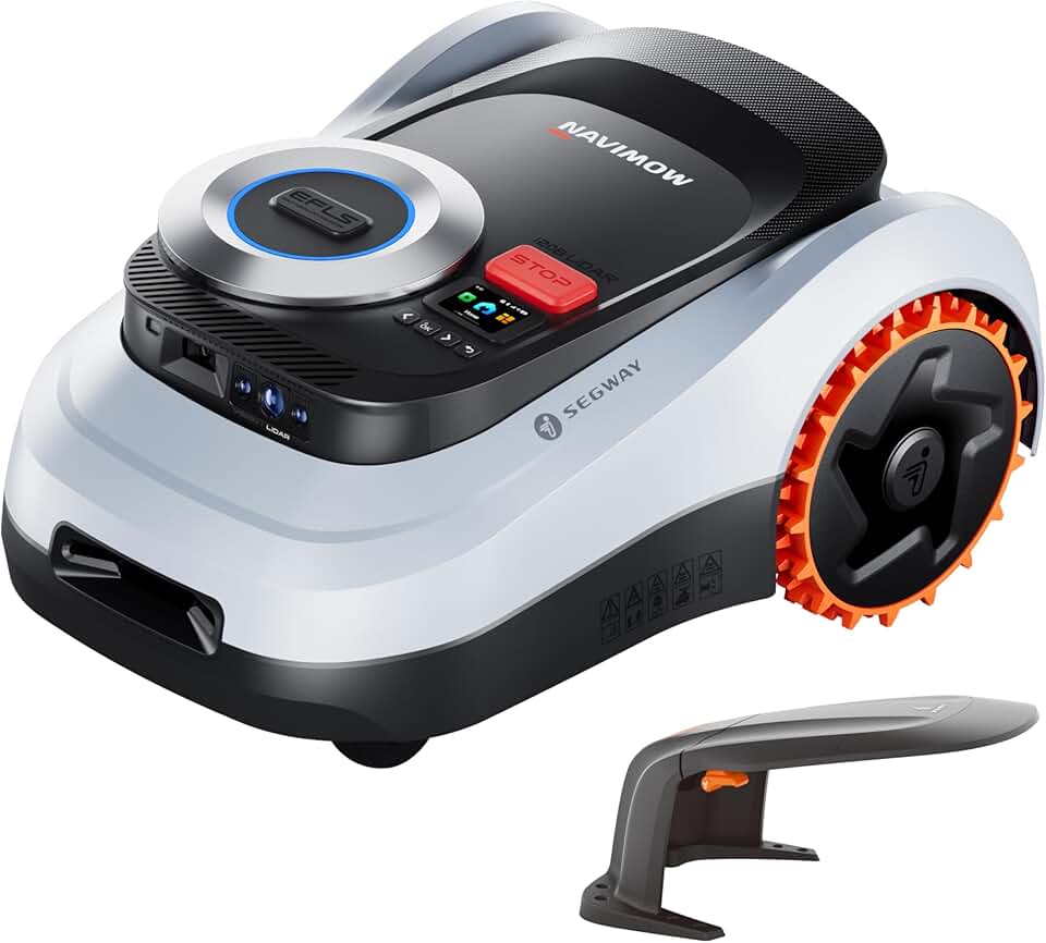 Segway - etezen i208 - 800m² - Robot tondeuse LiDAR, garage, 4G, pentes 45%