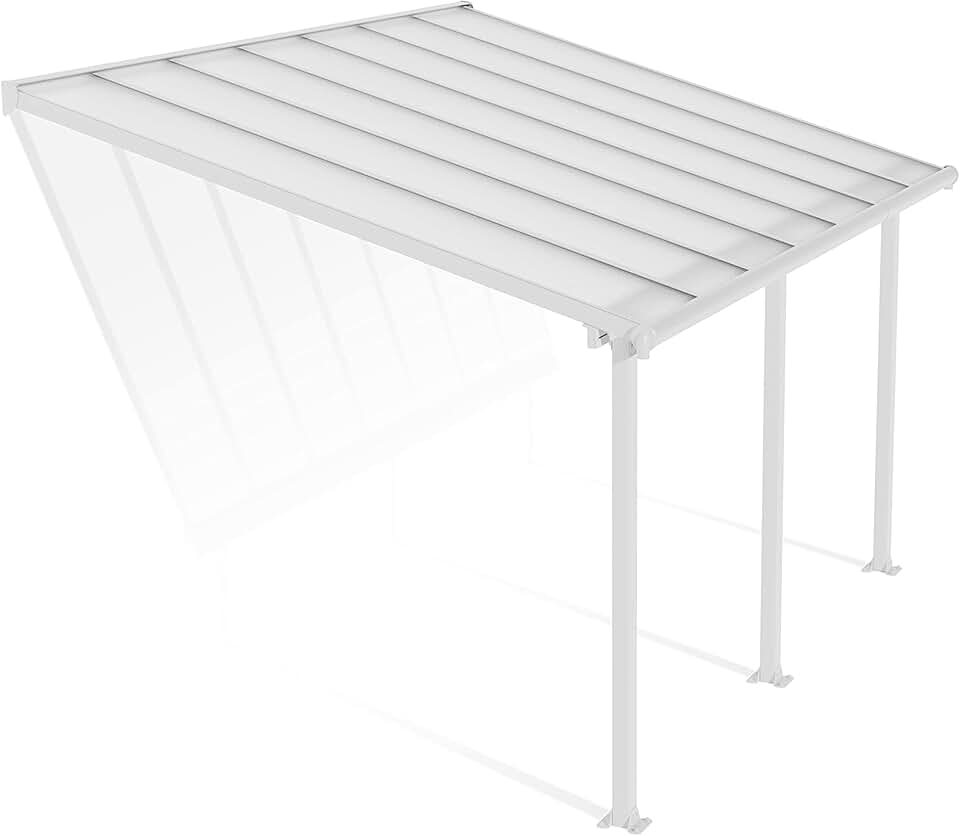 etezen by etezen - Olympia - 12.8 m² - Aluminium, polycarbonate, blanc, pergola moderne