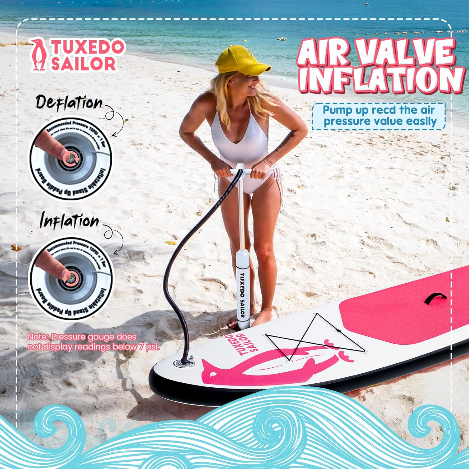 etezen - SUP gonflable adulte - Accessoires inclus - robuste