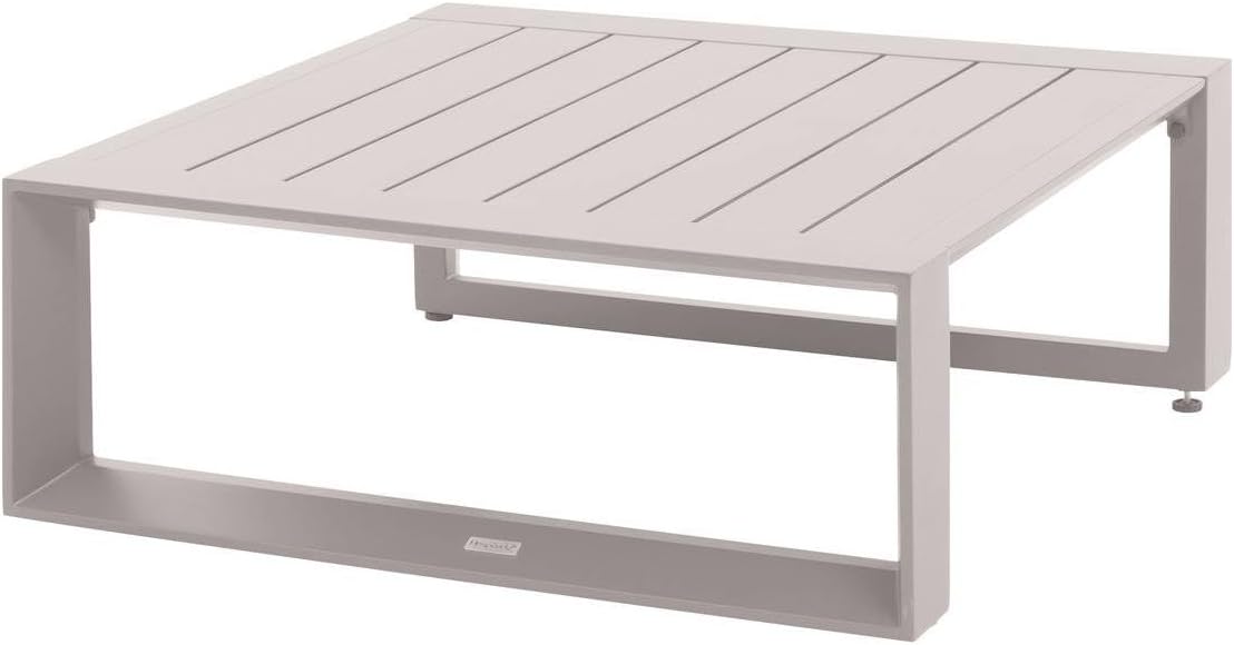 etezen - Allure table basse jardin 79x79x30 cm - aluminium époxy