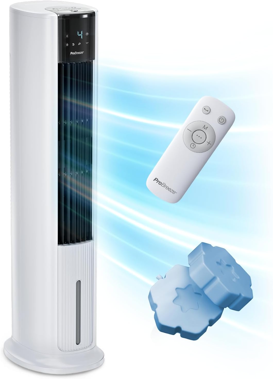 etezen OmniAir Rafraichisseur d’Air 7L 3en1, 7 Vitesses, 3 Modes, Oscillant, Minuterie 10h, Climatiseur Mobile Sans Évacuation, Silencieux, Sans Conduit, Ventilateur Refroidisseur d'Air