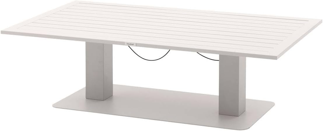 etezen - Salimia - 150x80 cm - table jardin relevable, alu, 6-8 pers
