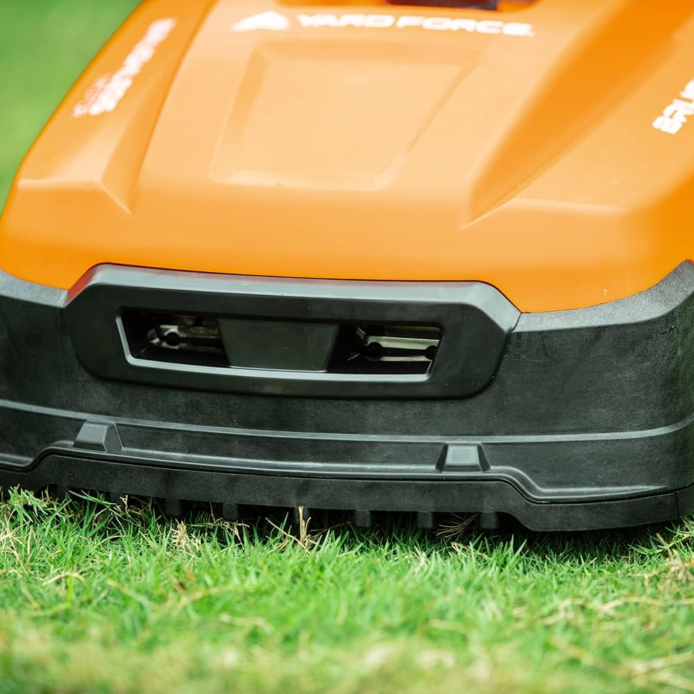 etezen - Robot tondeuse Classic - 500m² - Bluetooth, noir/orange