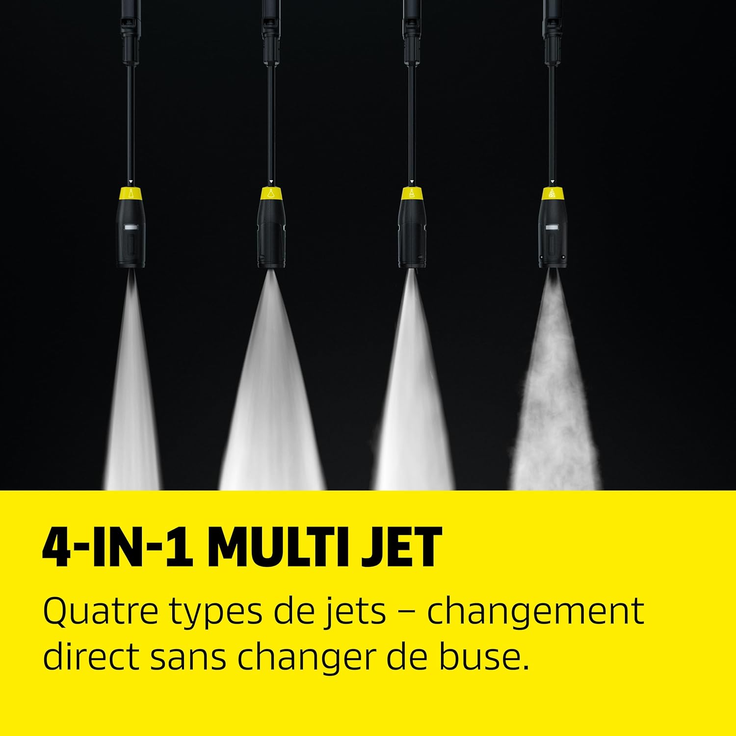 etezen - K 4 Comfort Premium Home - 130 bar, 420 l/h, 30 m²/h, enrouleur, 4 jets