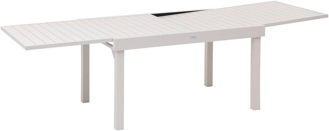 etezen - Piazza Extensible - 220/320x100cm - 10 places, aluminium epoxy