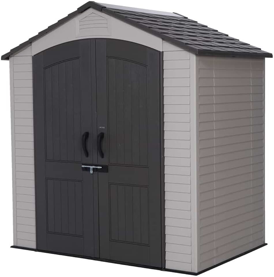 etezen - Abri de jardin série Tan - 132,7x204,4x227,9 cm - robuste, spacieux