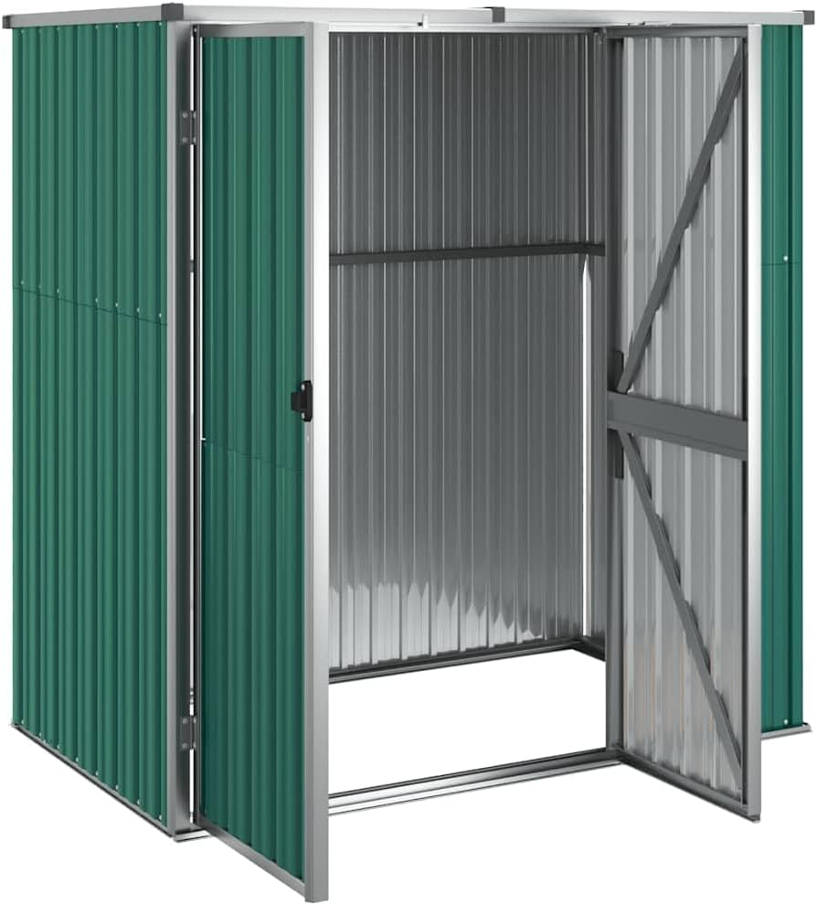 etezen Abri à Outils de Jardin Vert 161x89x161 cm Acier galvanisé, Maison & Jardin, Pelouses & Jardins, Vie en extérieur, Structures extérieures, Cabanes & abris de Jardin, Vert, (Poids 29.62KG)