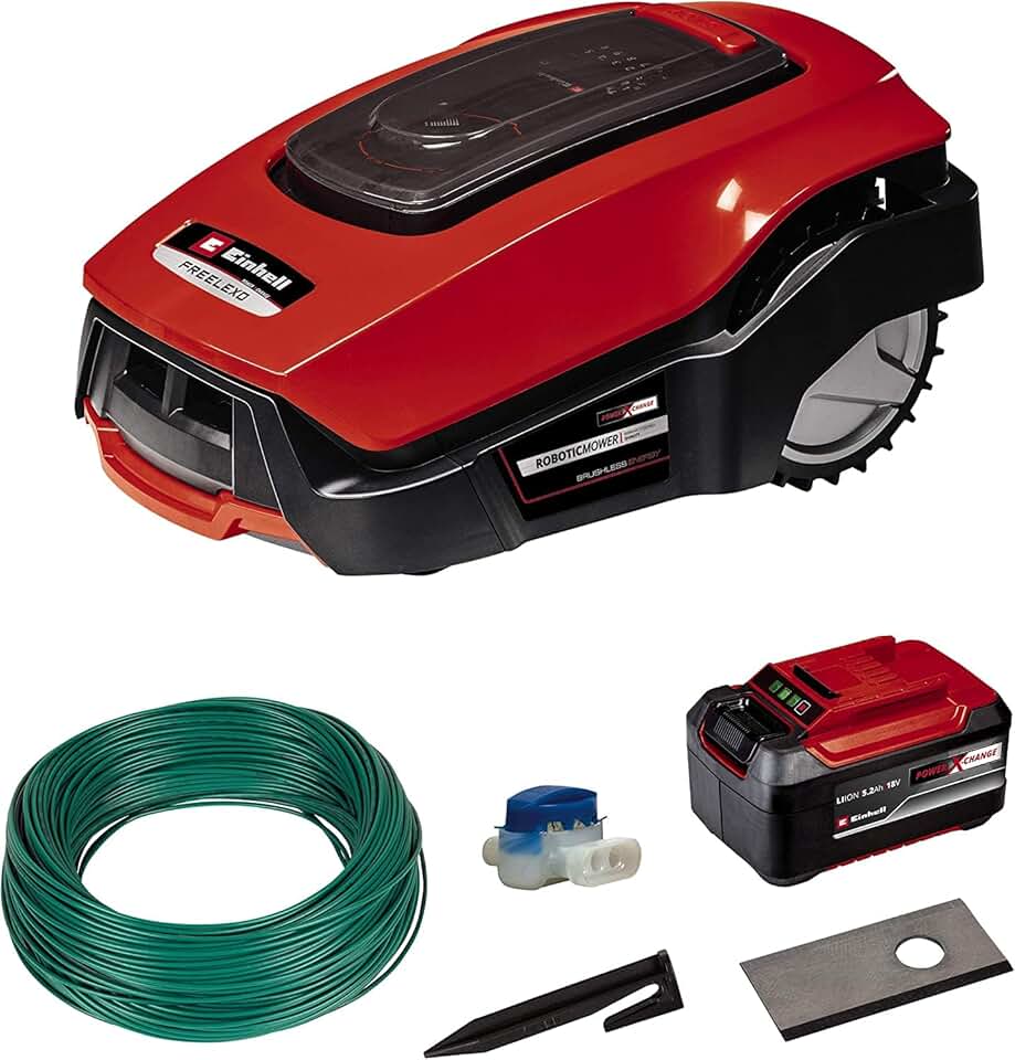 etezen - robot tondeuse FREELEXO 1200 - 1200m² - LCD, Bluetooth, 18V, batterie 5,2Ah