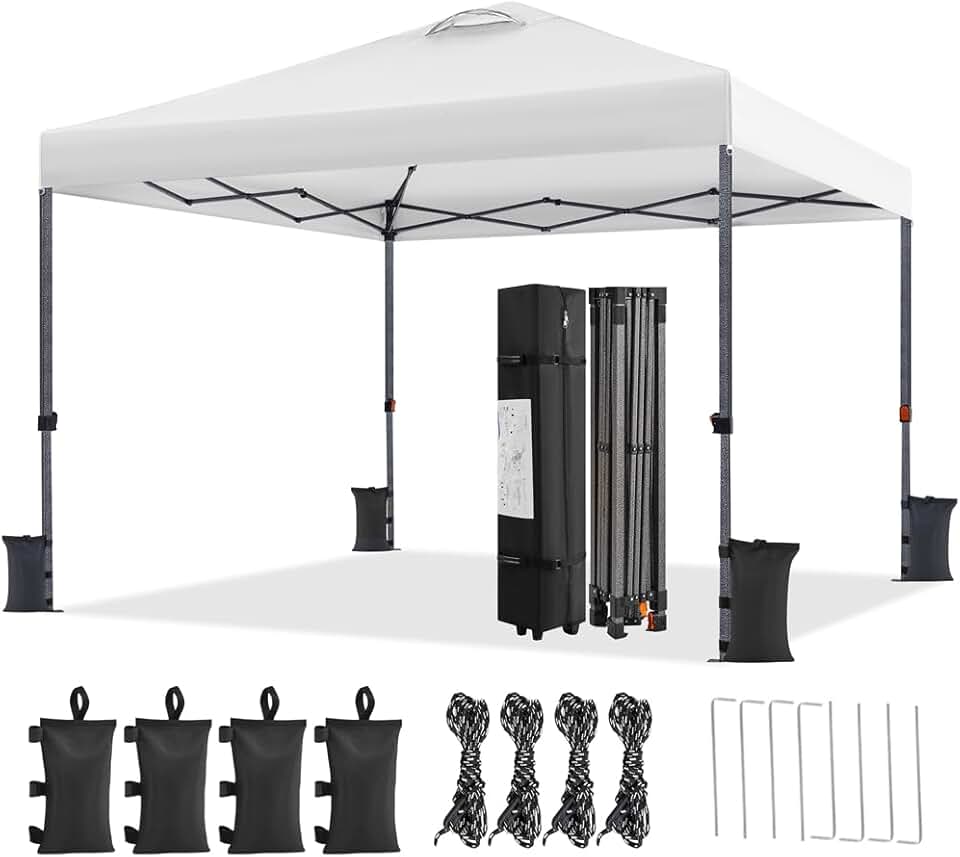 etezen - tonnelle pliante 3x3 m - imperméable, sac de transport