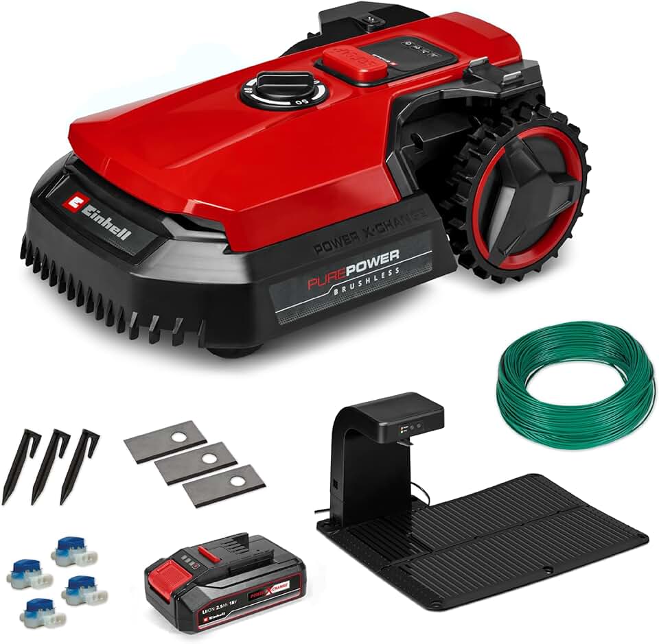 etezen - FREELEXO 500 - robot tondeuse 500 m², batterie 2,5 Ah, app mobile IPX5