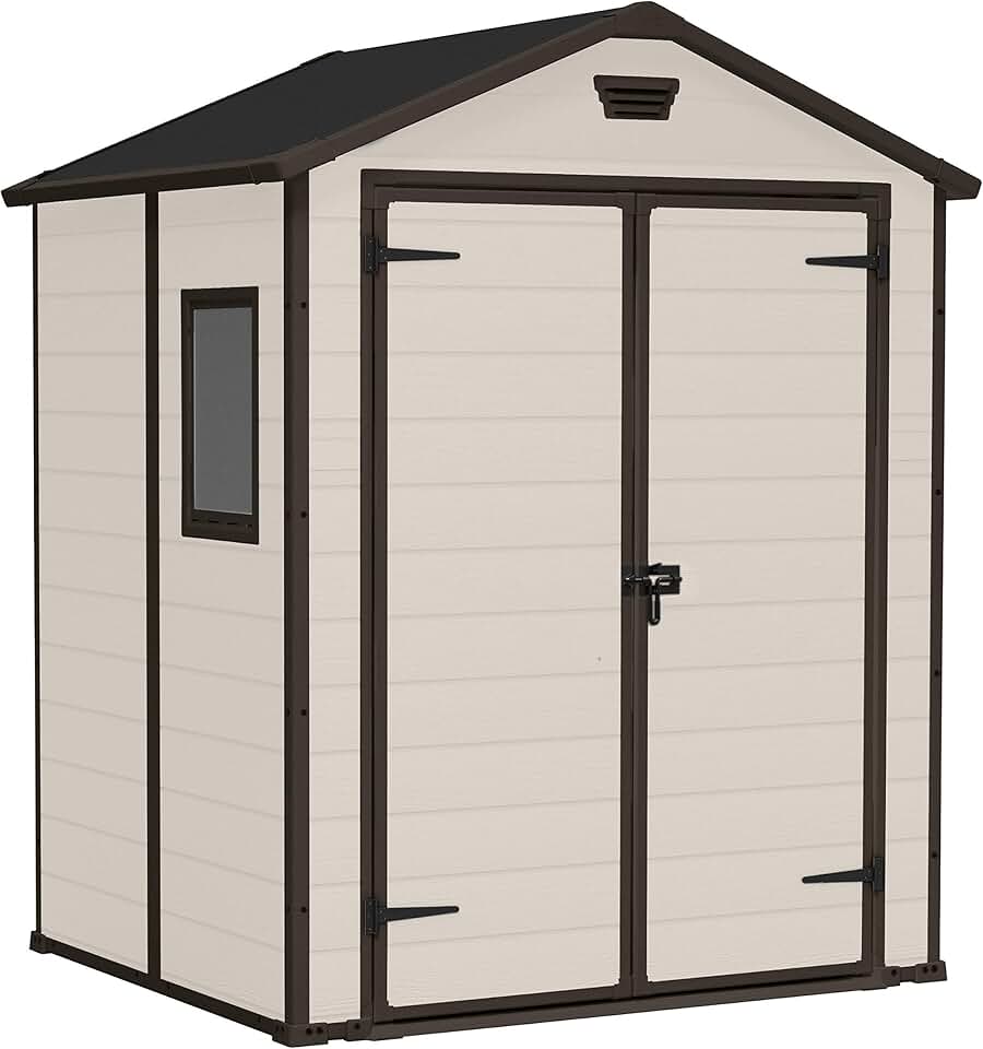 etezen - Manor 65 - 2,5m² - Abri de jardin beige, résistant, MANOR65
