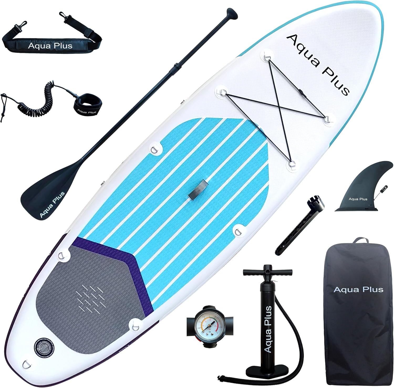 etezen - SUP gonflable 15cm - planche à pagaie, pompe, sac à dos