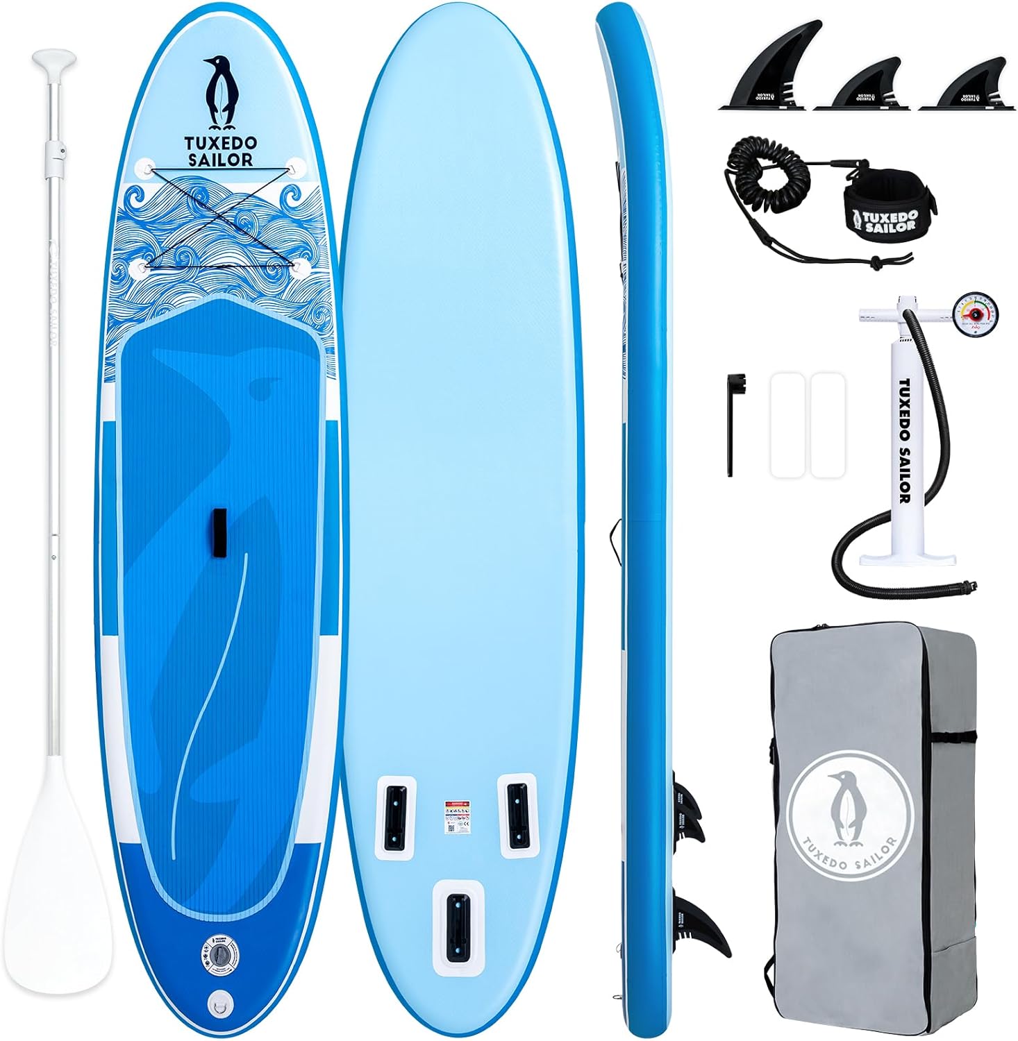 etezen - Paddle Gonflable Adulte - 320cm - SUP avec accessoires complets