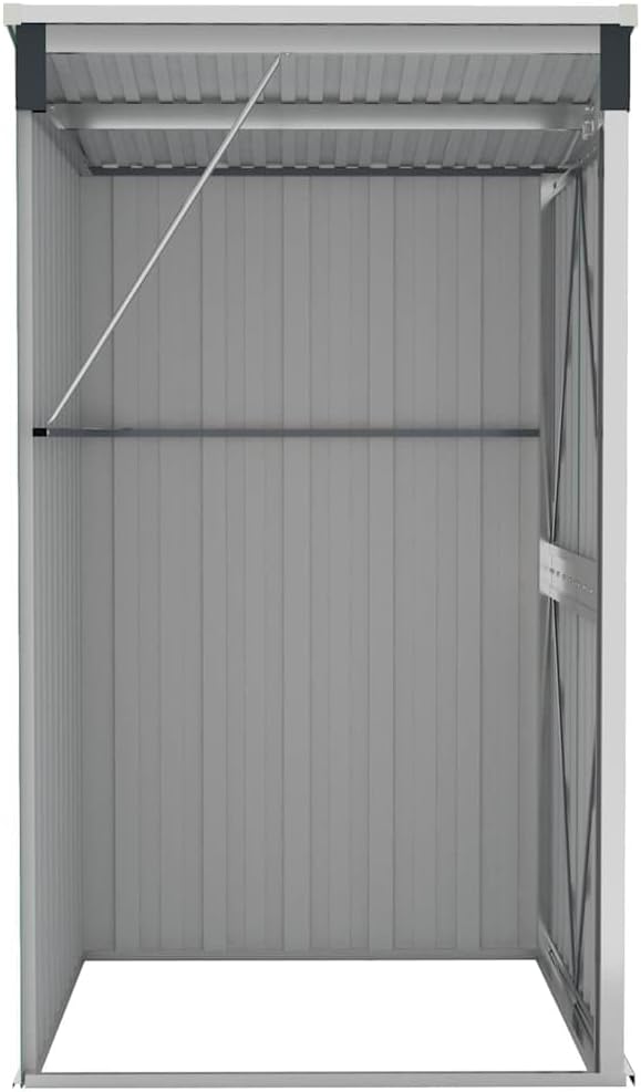 etezen Remise de Jardin Murale Anthracite 118x100x178 cm Acier,Structures extérieures, Cabanes & abris de Jardin,316219