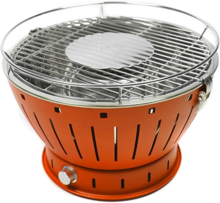 etezen - Barbecue portable sans fumée - 35cm diamètre - charbon de bois