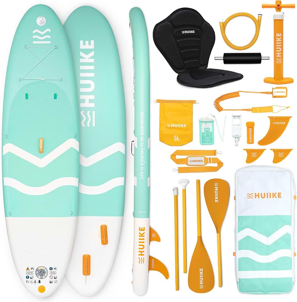 etezen - Paddle gonflable adulte - 305x84x15 cm - grande stabilité, 130 kg