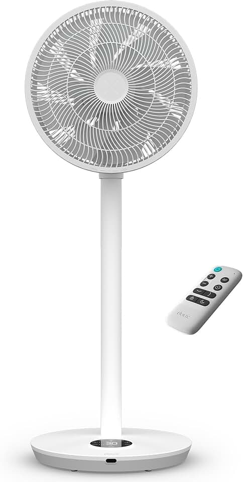 etezen - Whisper Flex 2 - 54-92cm - ventilateur silencieux, mode nuit, 2W, télécommande