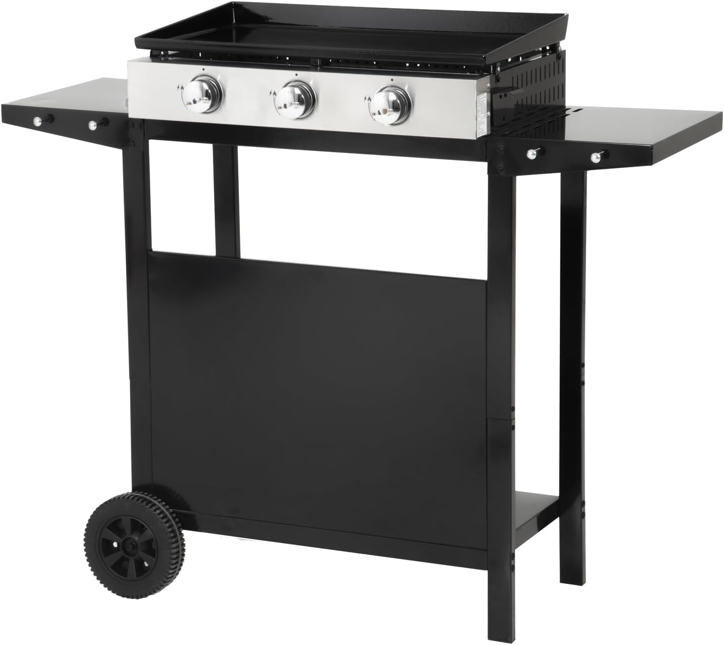 etezen - Plancha Mérida sur chariot 3 brûleurs 6kW 74x33 cm