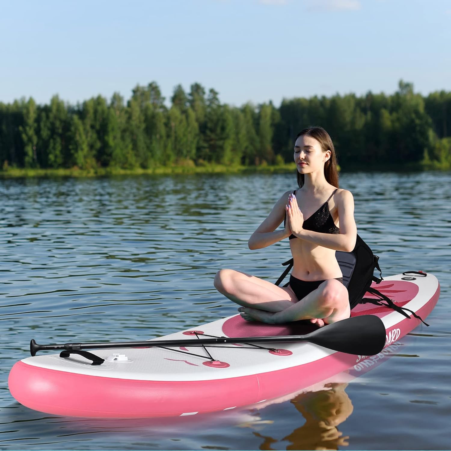 etezen - Paddle gonflable adulte - 320/335cm - 2 places, siège kayak, pagaie alu, support caméra, pompe, 150kg